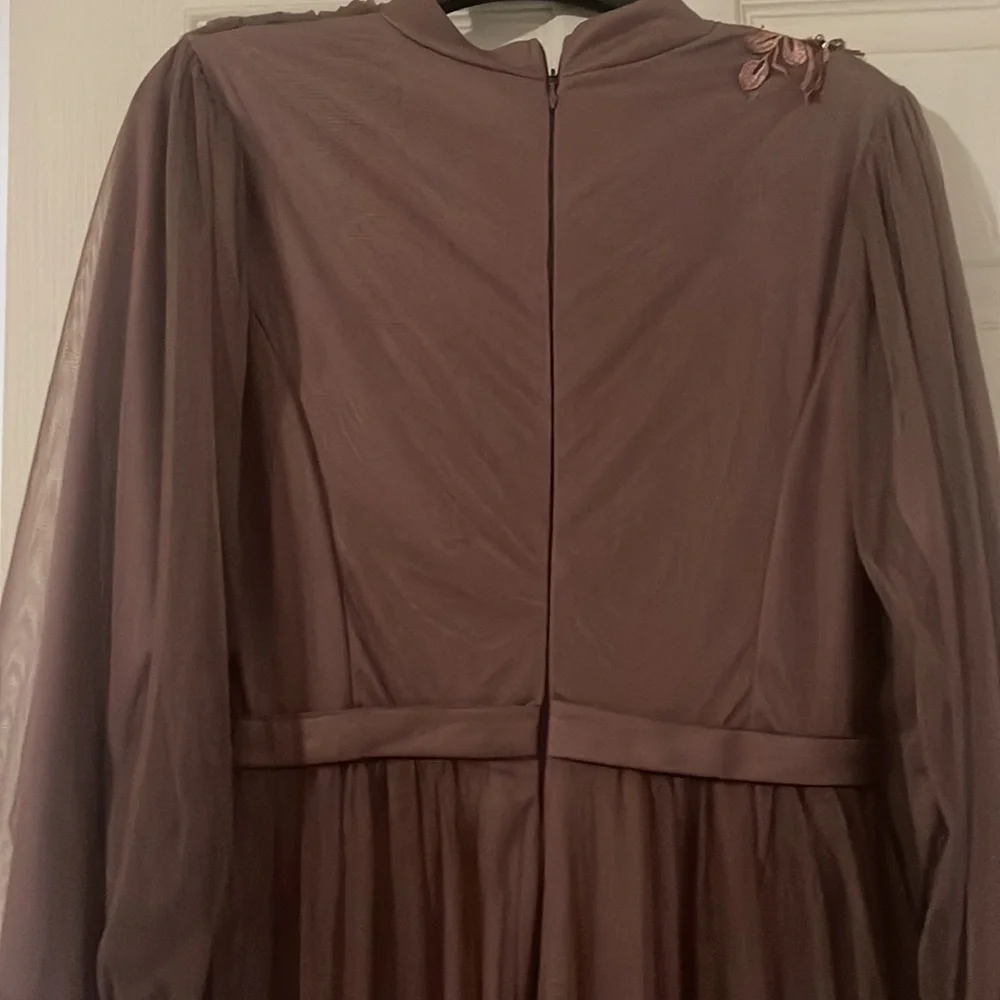 Long sleeve maxi Evening dress size 42 - Picture 5 of 5